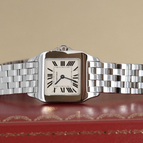 Cartier Santos Demoiselle, Off-White Roman Dial - Steel on Bracelet, W25065Z5 - Picture 10 of 10